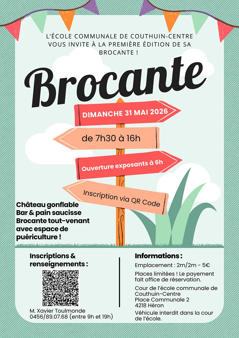 Brocante - École de Couthuin Centre